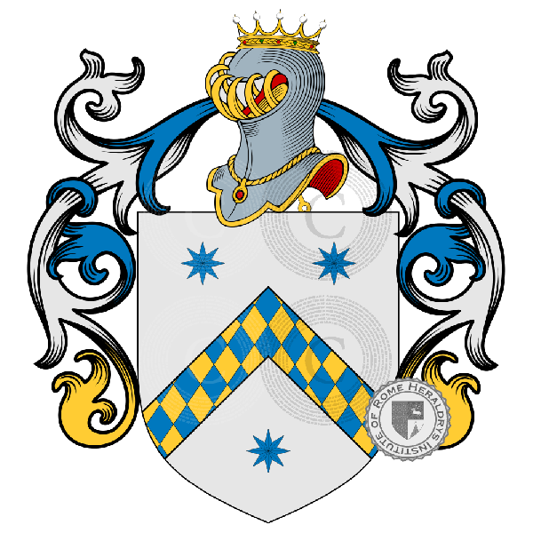 Coat of arms of family Rosace, Rusàcis
