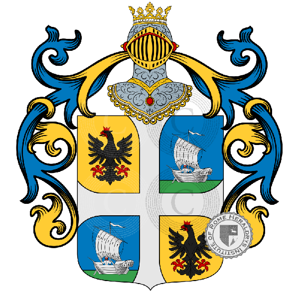 Escudo de la familia Giovanelli, Zuanella, Zuanelli