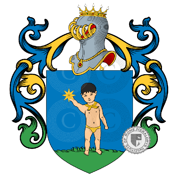 Coat of arms of family Mamoli, Mammolo, Mammoli