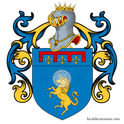 Coat of arms of family Renieri, Rinieri, Rinieri Rocchi, Ranieri   ref: 57481