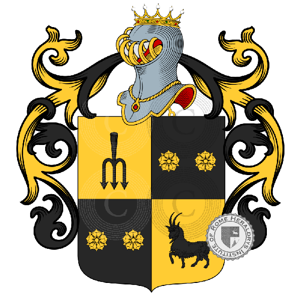 Coat of arms of family Pasquali