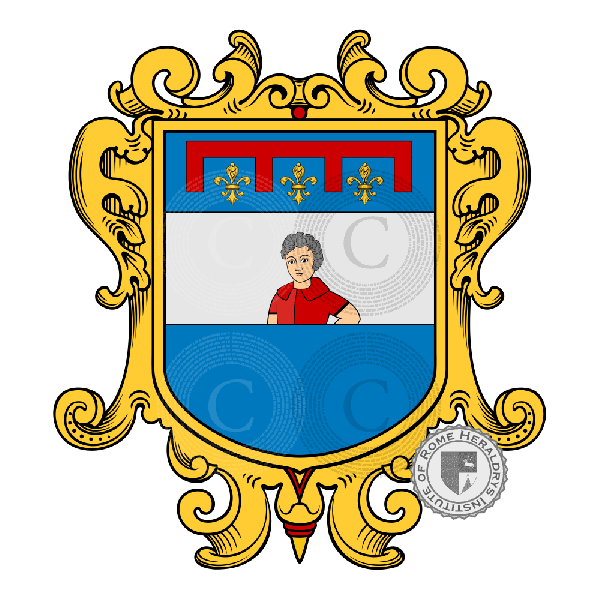 Coat of arms of family Ceccotti Dei Balugani