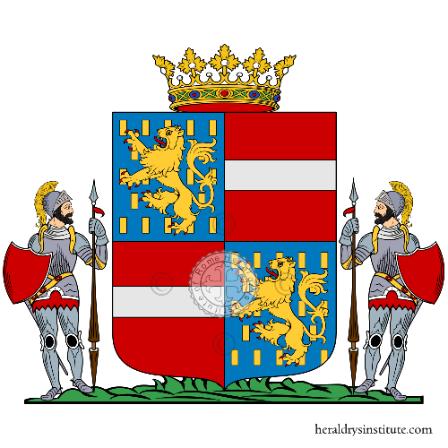 Coat of arms of family Nassau Corroy