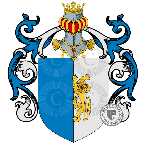 Escudo de la familia Curatolo, Curatola, Curatoli