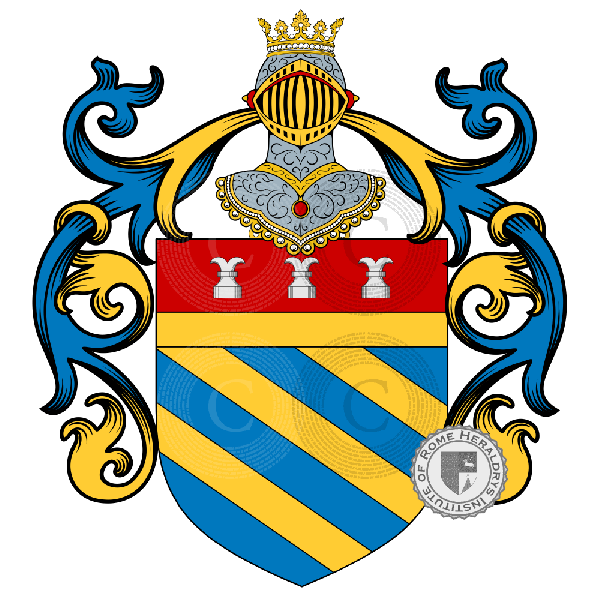 Coat of arms of family Rocco