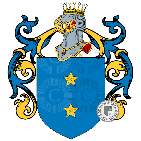 Coat of arms of family Coglitore