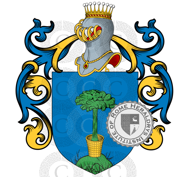 Coat of arms of family Orti Manara