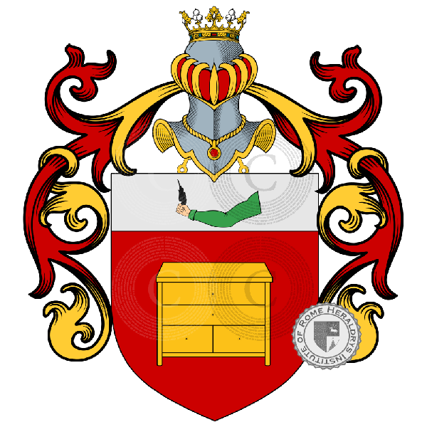 Wappen der Familie Allievi, D