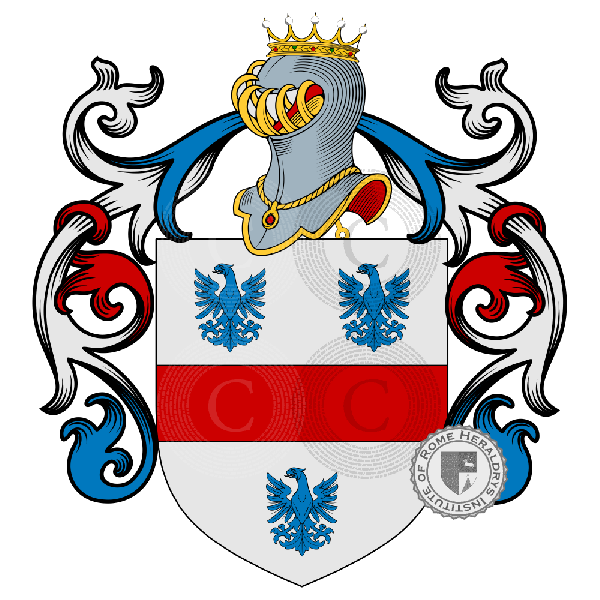 Wappen der Familie Monard, Mosnard   ref: 57977