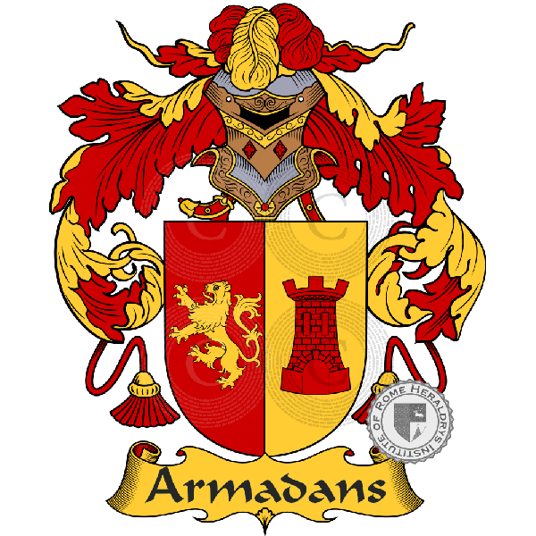 Escudo de la familia Armadans