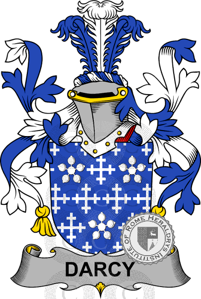 Coat of arms of family Darcy, Dorsey, Dorsey   ref: 58349