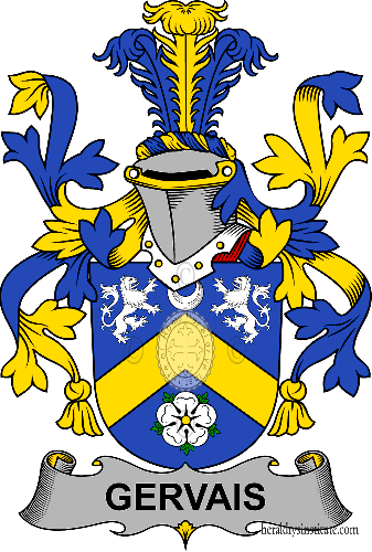 Wappen der Familie Gervais   ref: 58558