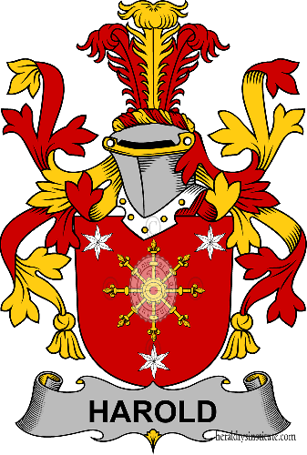 Coat of arms of family Harold, Harrell, Harrell   ref: 58653