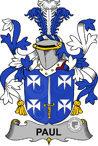Coat of arms of family Paul   ref: 59106