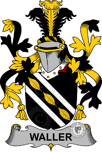Wappen der Familie Waller   ref: 59391