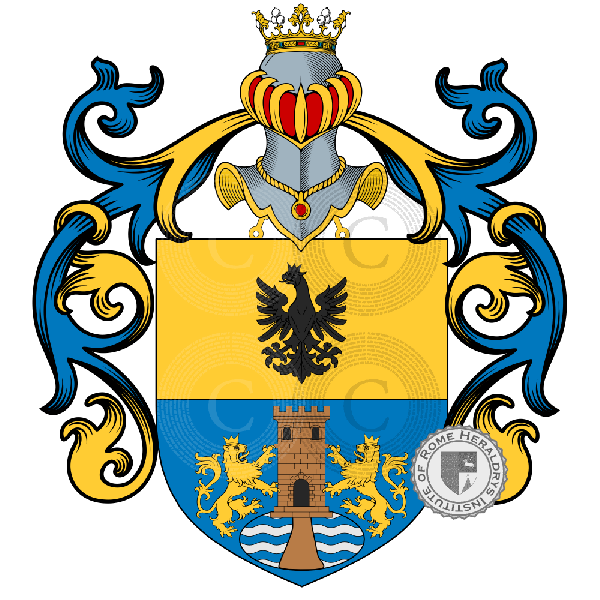 Coat of arms of family Saporiti
