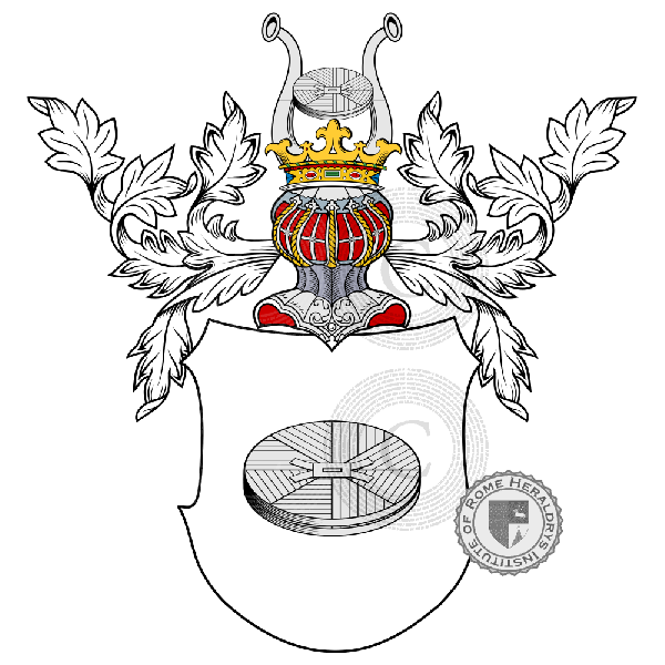 Coat of arms of family Reibenstein, Ribestein, Reibstein, Reibestein