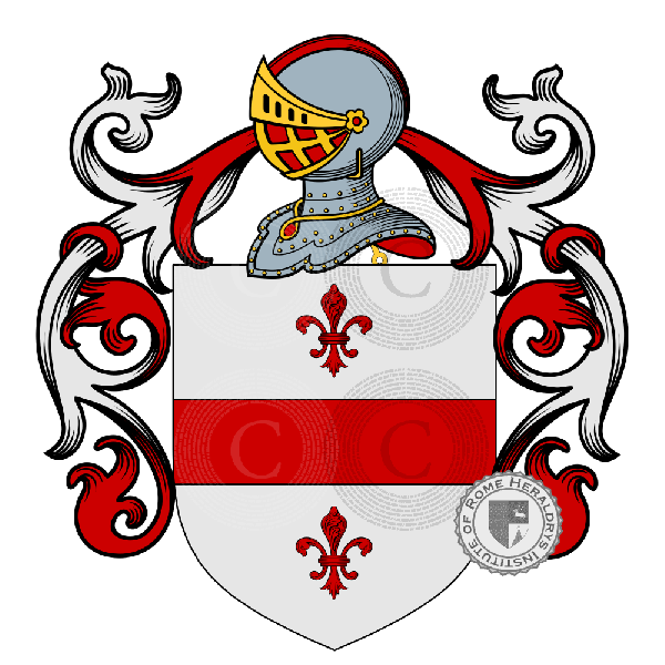 Coat of arms of family Boldreghini