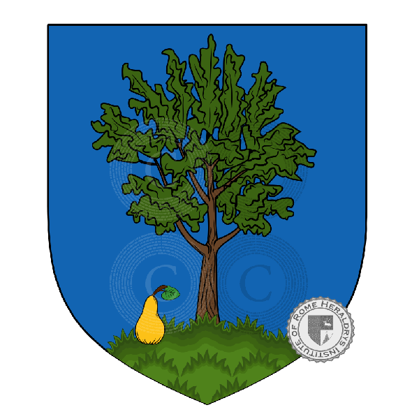 Coat of arms of family Zompero