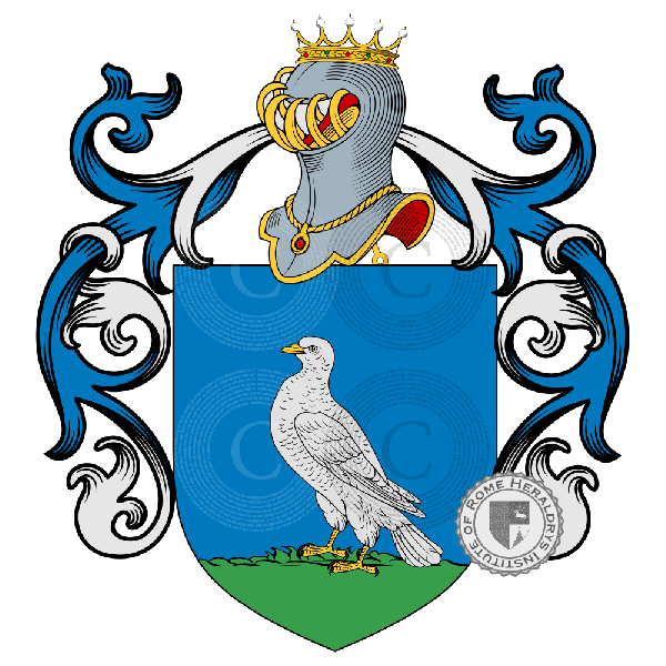 Coat of arms of family Carelli