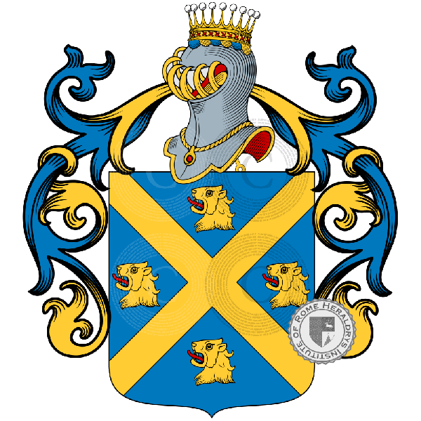 Coat of arms of family Capasso Torre Di Caprara