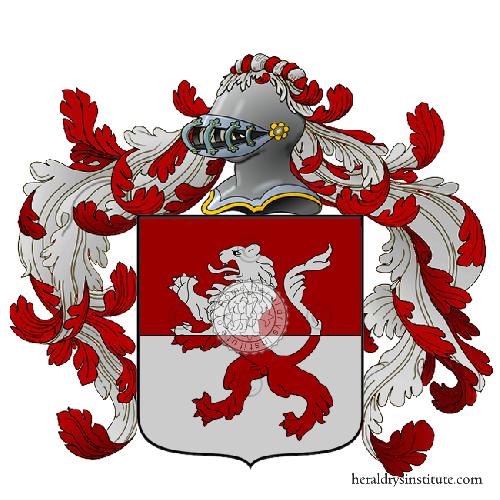 Coat of arms of family Omodei   ref: 2805