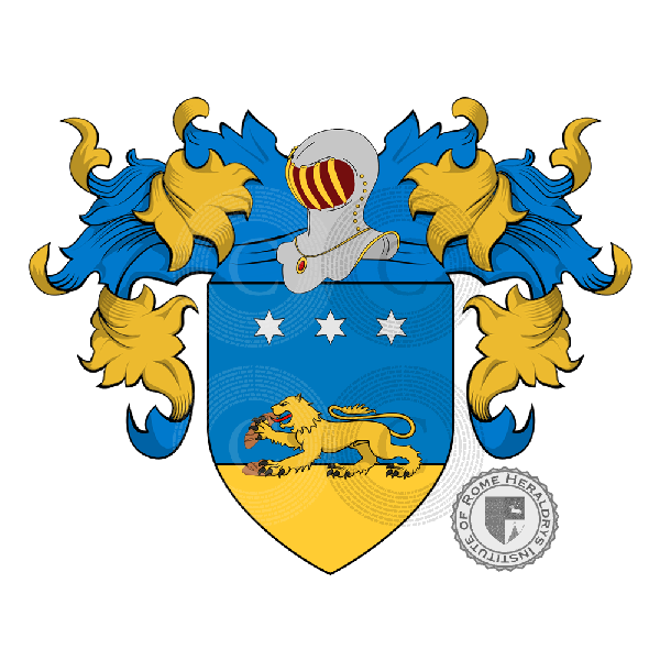 Coat of arms of family Panebianco   ref: 2910