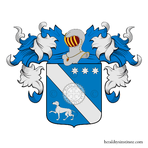 Coat of arms of family Pisacane   ref: 3157