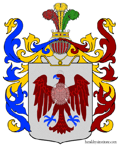 Coat of arms of family Scassi   ref: 3604