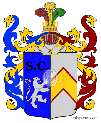 Coat of arms of family Sergio   ref: 3687