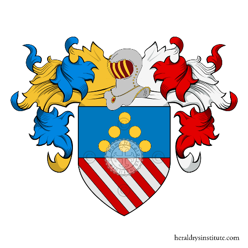 Wappen der Familie Tomini Foresti   ref: 3931