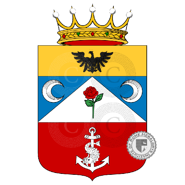 Escudo de la familia Onori Manuzi