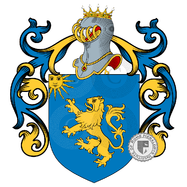 Wappen der Familie Simone, De Simone