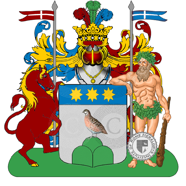 Coat of arms of family Quagliatti, Quagliatto, Quagliato, Qualiato