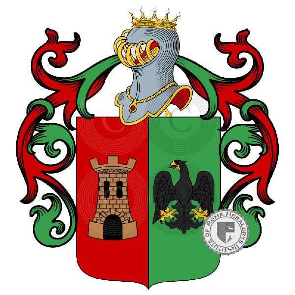 Coat of arms of family Zandonella