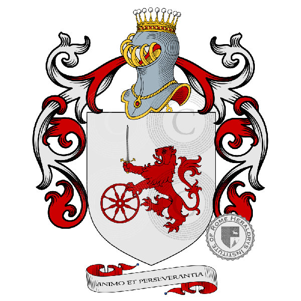 Escudo de la familia Antonino Giovanni Giuseppe Rotilio