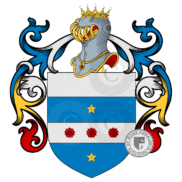 Coat of arms of family De Sollier, Solier, Sollier, Du Solier, Dusolier