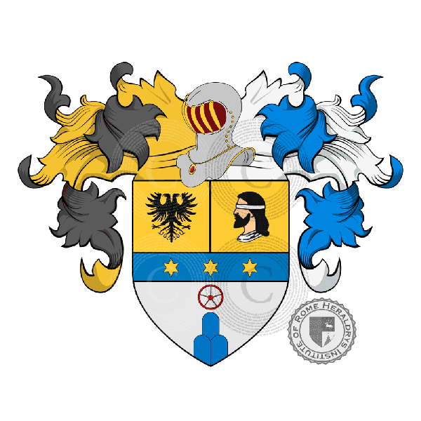 Coat of arms of family Sabelli, Sabelle, Sabella