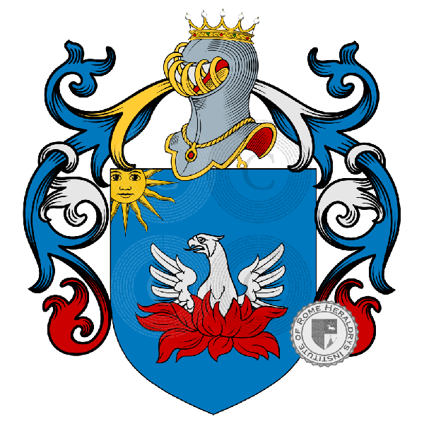 Coat of arms of family Raù