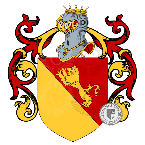 Coat of arms of family Riccomanni