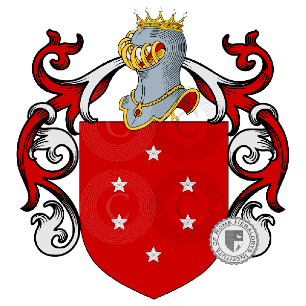 Coat of arms of family Tudisi