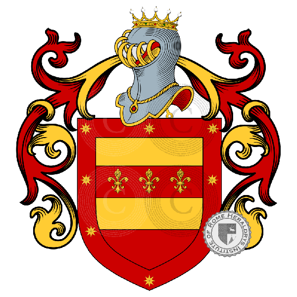 Wappen der Familie Forzoni Accolti