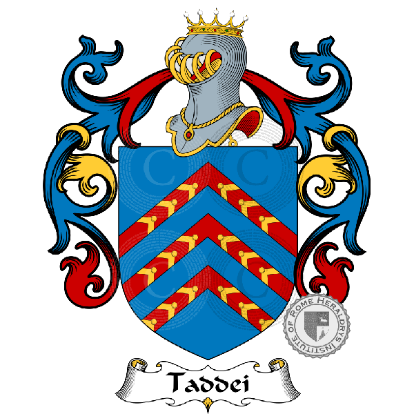 Wappen der Familie Taddei   ref: 883607