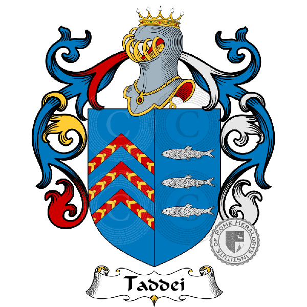 Wappen der Familie Taddei   ref: 883611