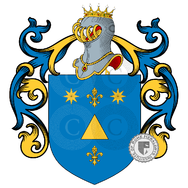 Wappen der Familie Taddei   ref: 883635