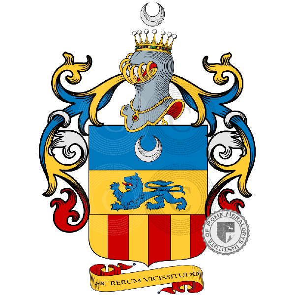 Coat of arms of family Nota