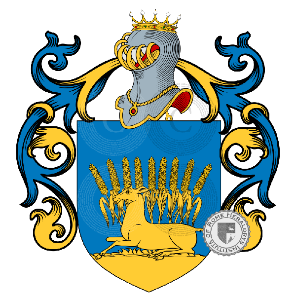 Coat of arms of family Cervini