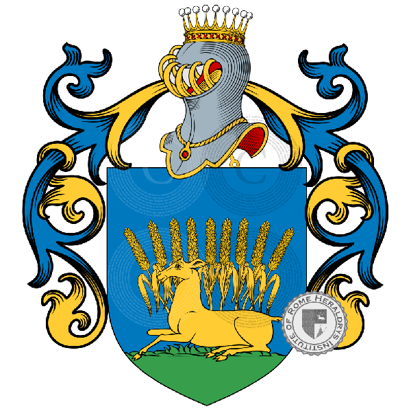 Coat of arms of family Cervini