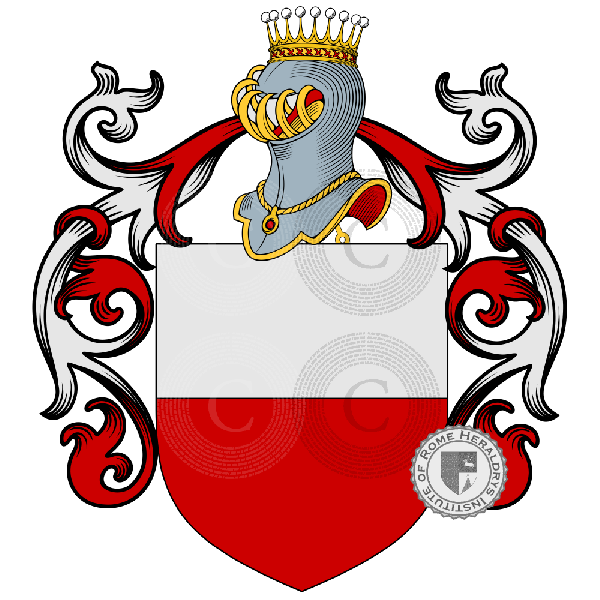 Coat of arms of family Terzi Lana