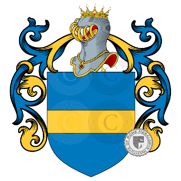 Coat of arms of family Fabbrini   ref: 883707